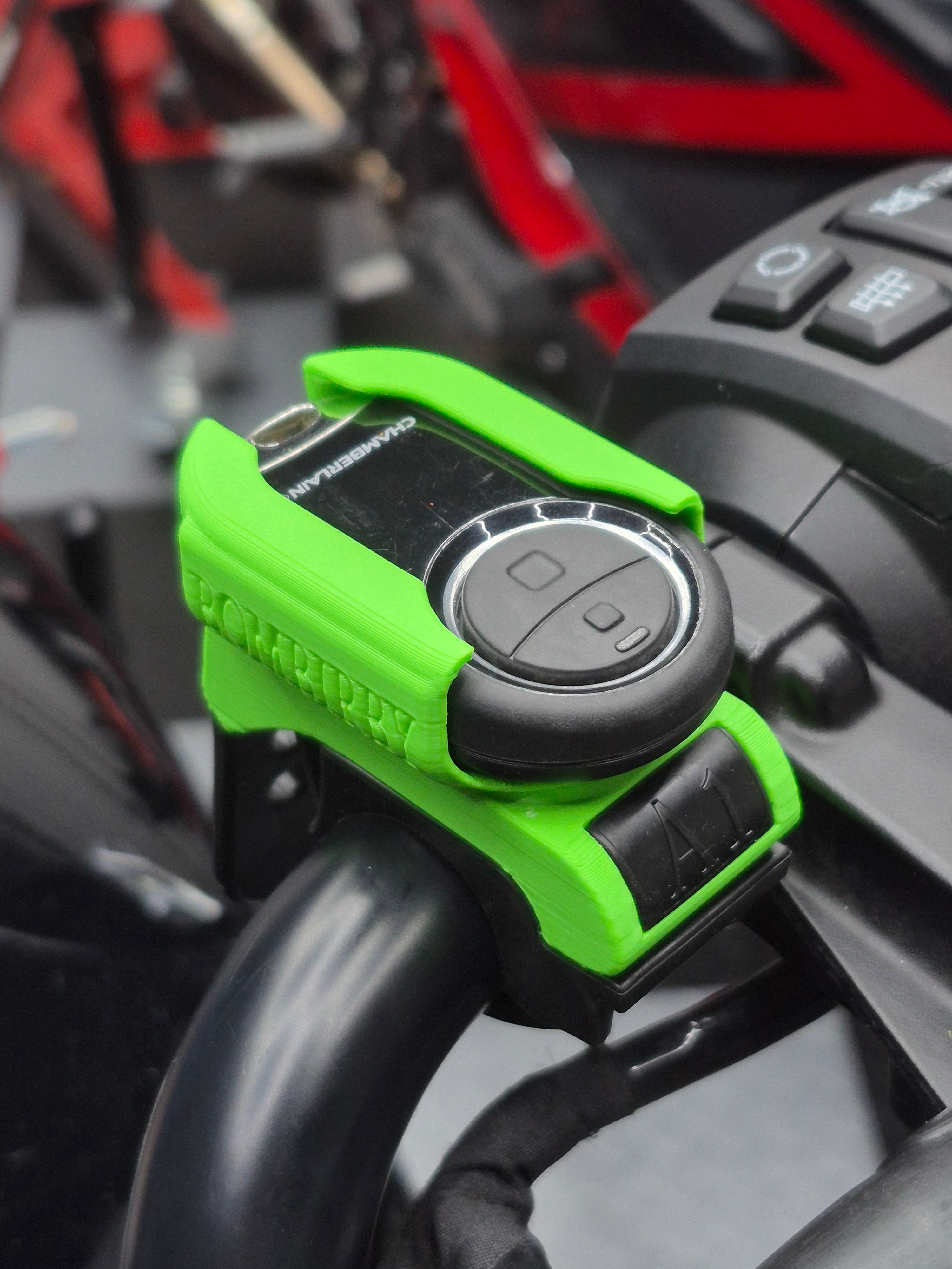 Alpha 1.1 Garage Remote Mount for Handlebar.