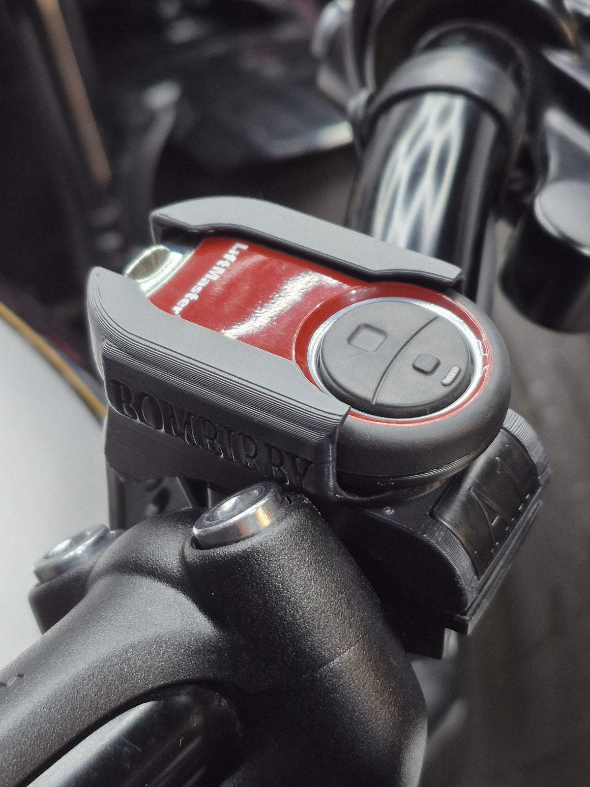 Alpha 1.1 Garage Remote Mount for Handlebar.