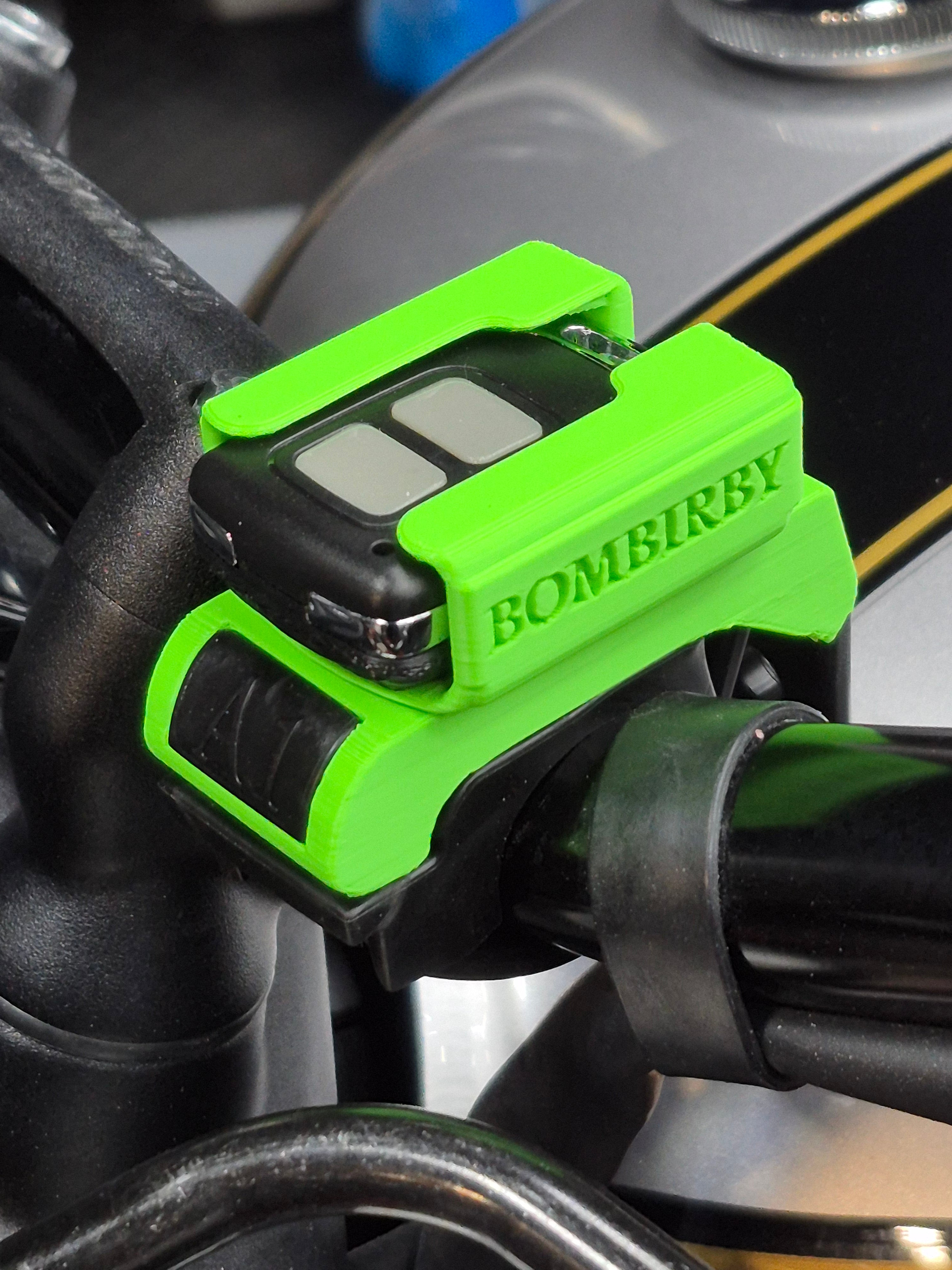 Alpha 1.2 Garage Remote mount for handlebar.